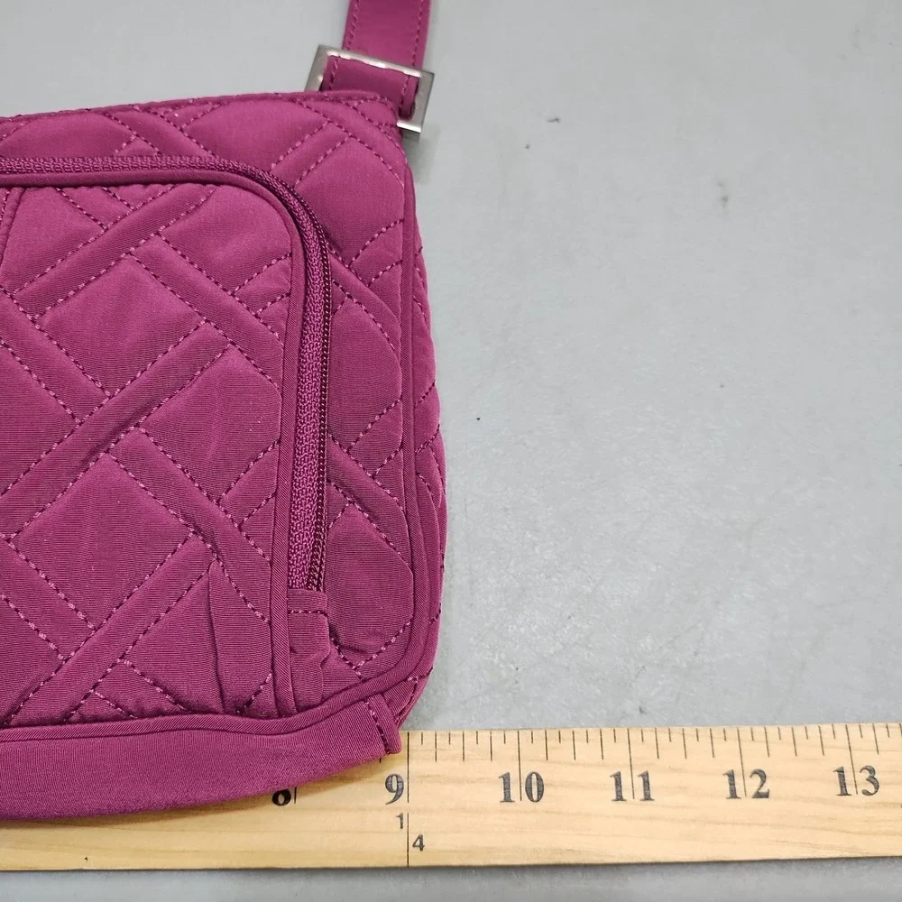 Vera Bradley Shoulder Bag Womens Multi Quilted Zip Pockets with Travel Pill Case